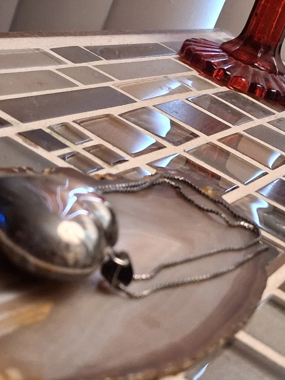 Heart Necklace in Polished Silver - Timeless Pendant